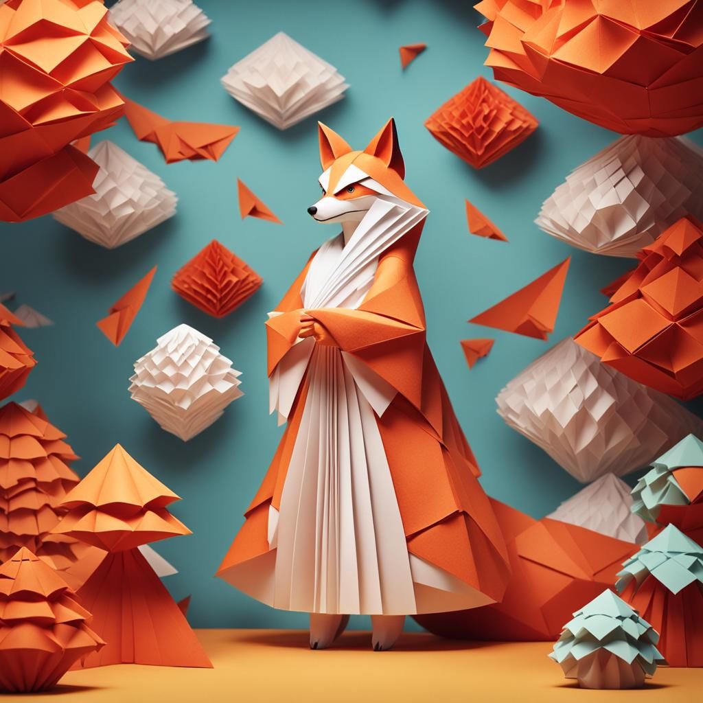 Paper Kitsune