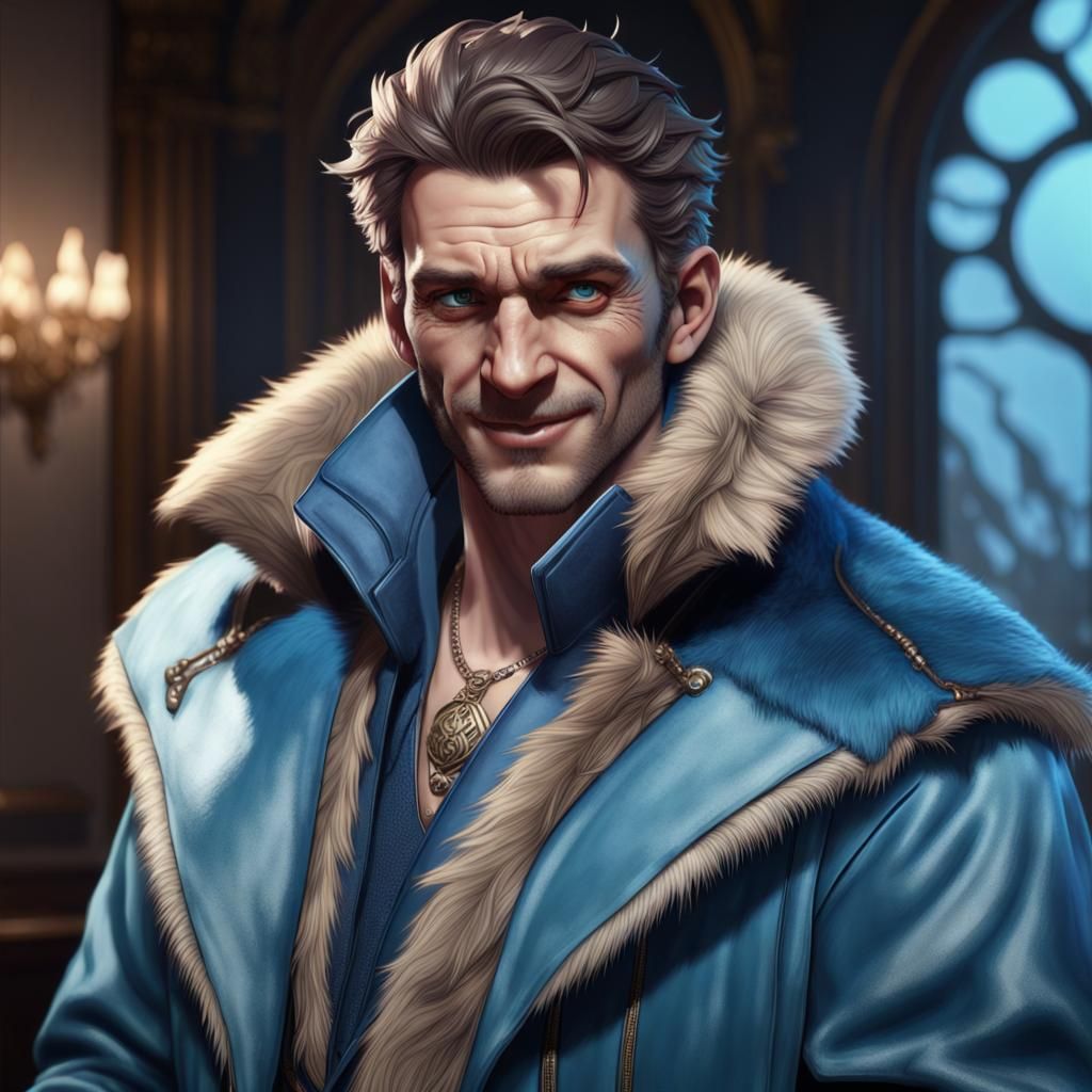 Dramatic Portrait of a Sociopathic Man