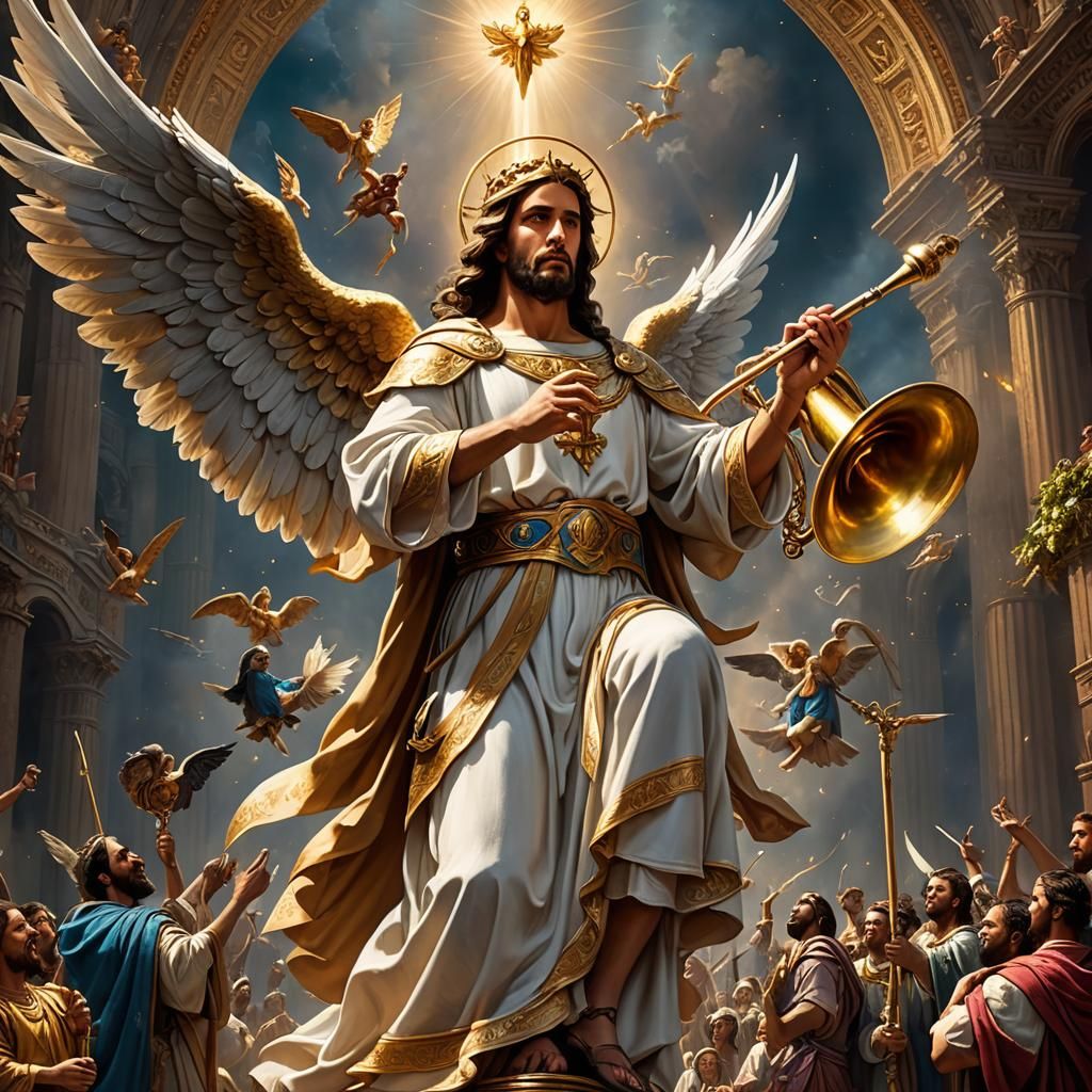 Angel Sounds Trumpet for Ascension: Fantasy Concept Art
