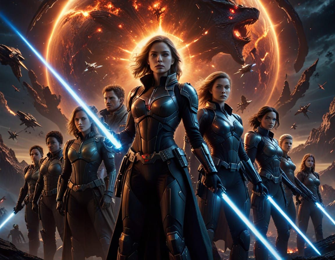 United Heroes Stand Against Cosmic Threat in Cinematic Epic