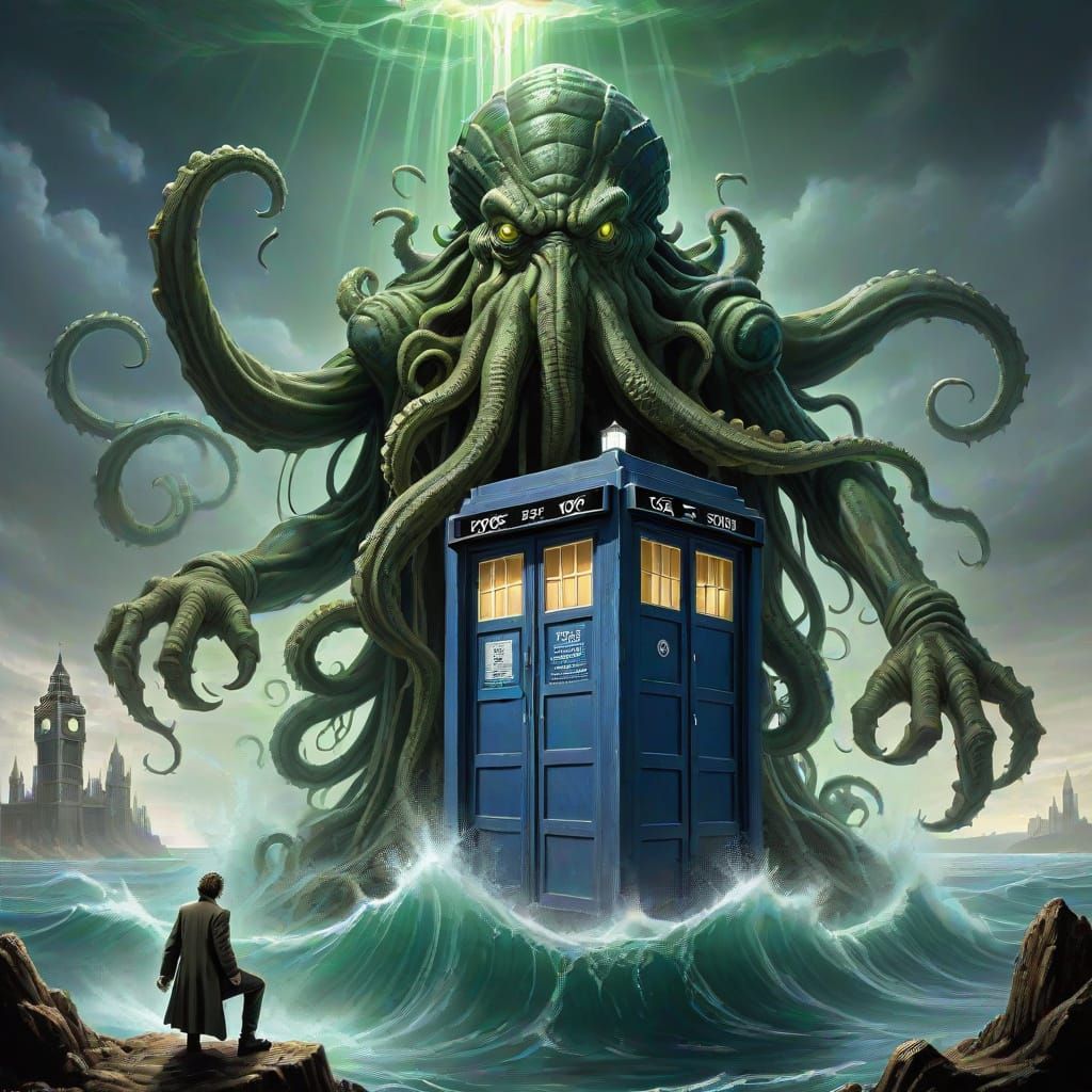 Cthulhu Rises: Doctor Who Horror Scene