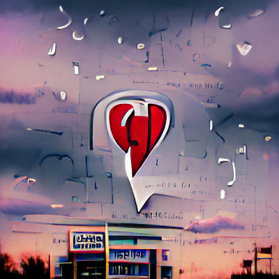 Shattered Heart: An AI Generated Image of Broken Love