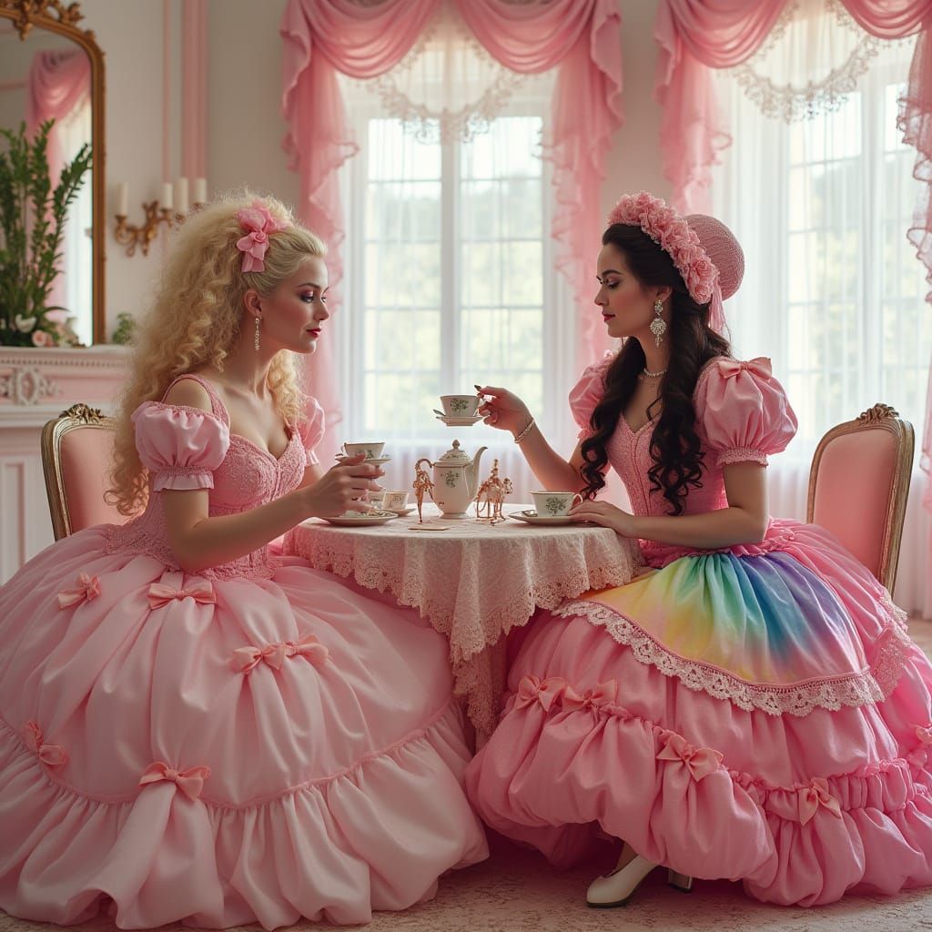 Excessive Femininity in Rococo Fantasy