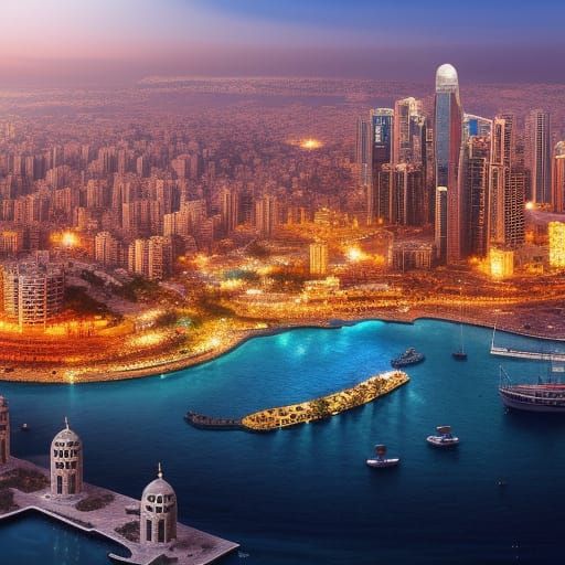 Futuristic Beirut: A Rich and Stable Nation