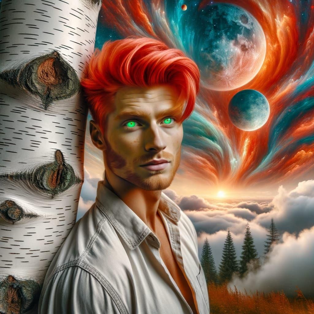 Redhead Under an Extradimensional Sunset