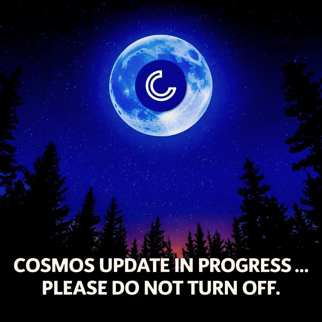 Digital Cosmos in a Forest Night Sky