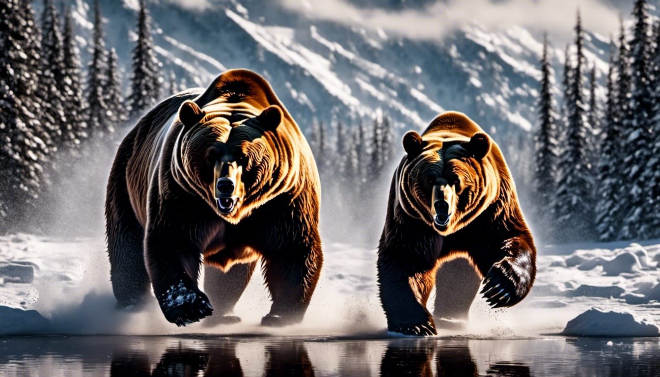 Visionary Double Exposure in Shattered Ink Style