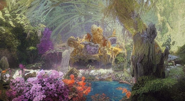 Fantastical Transparent Form in Dynamic Lighting