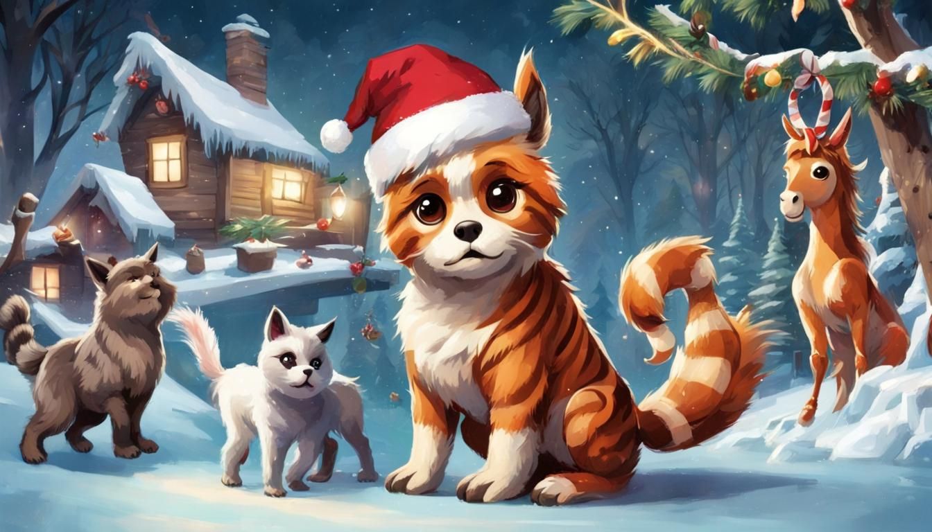 Abstract Zoo of Wonders: A Digital Art Creation