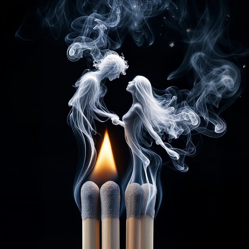 Spectral Apparitions Dance in Glowing Steam