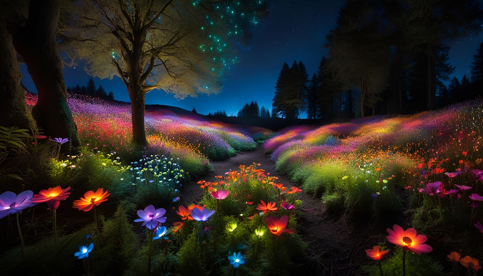 "Perelin Night Forest" from Michael Ende's book "The Neveren...