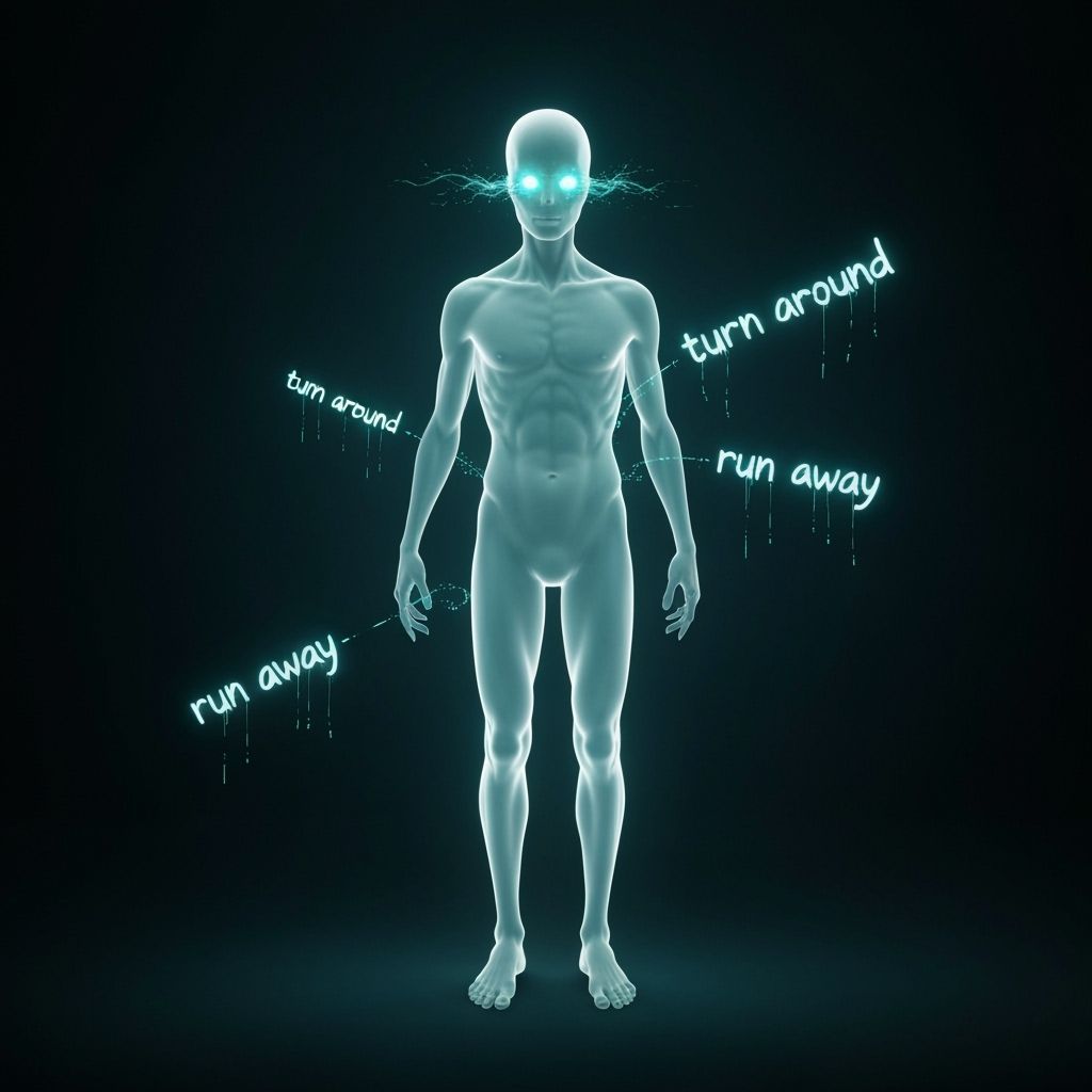 Ethereal Whisperling Apparition with Cyan Glyphs