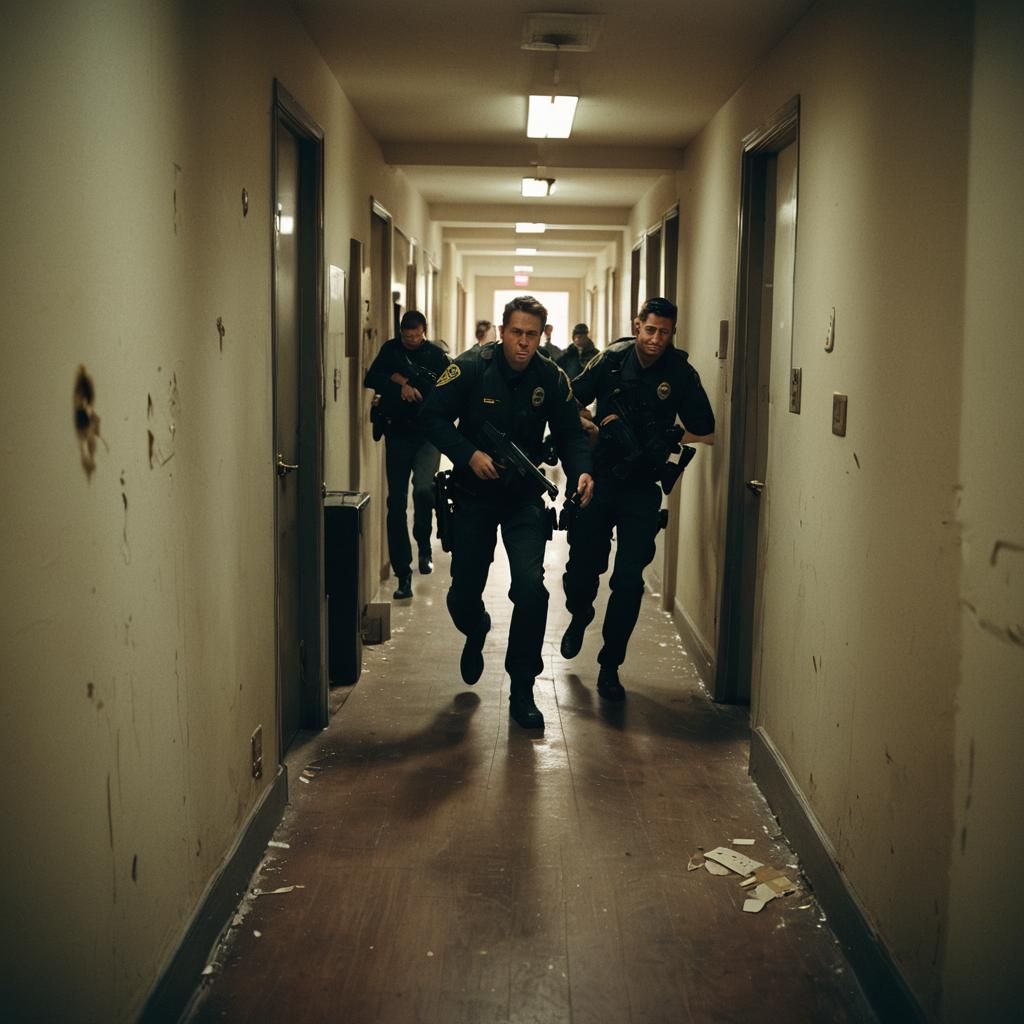 FBI Agents Burst Through Door in Dramatic Film Still