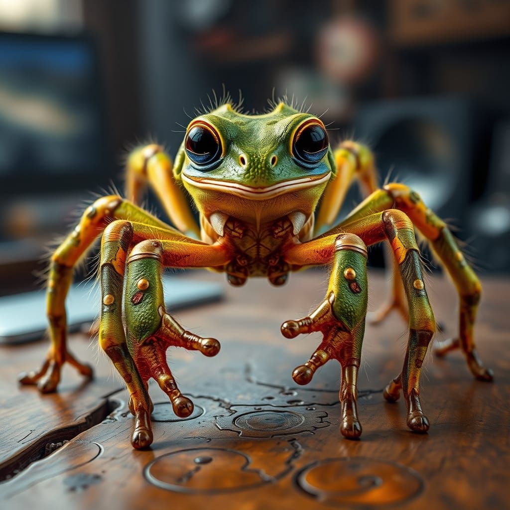 Hybrid spider-frog