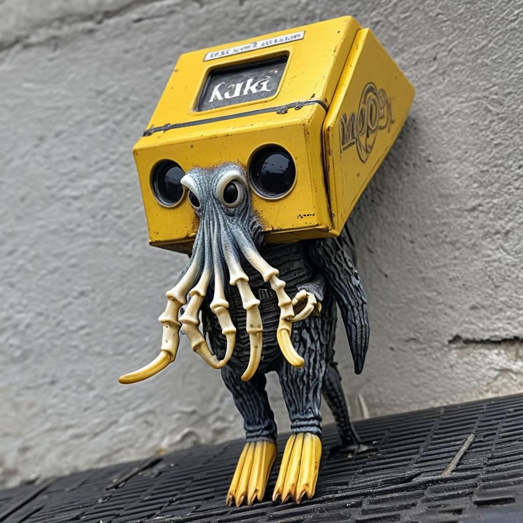 Alien Bone-Drinking Moopsy: Exotic Creature Portrait