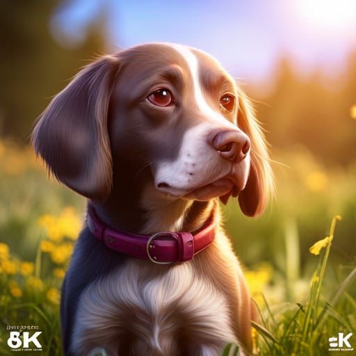 Hyperrealistic Cute Dog Concept Art in Unreal Engine 5