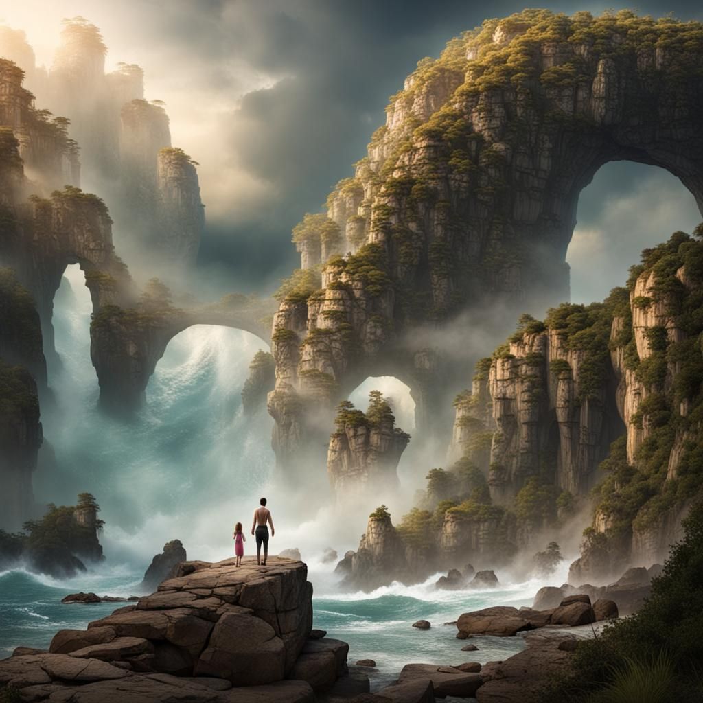 Giant Fairy in a Magical World