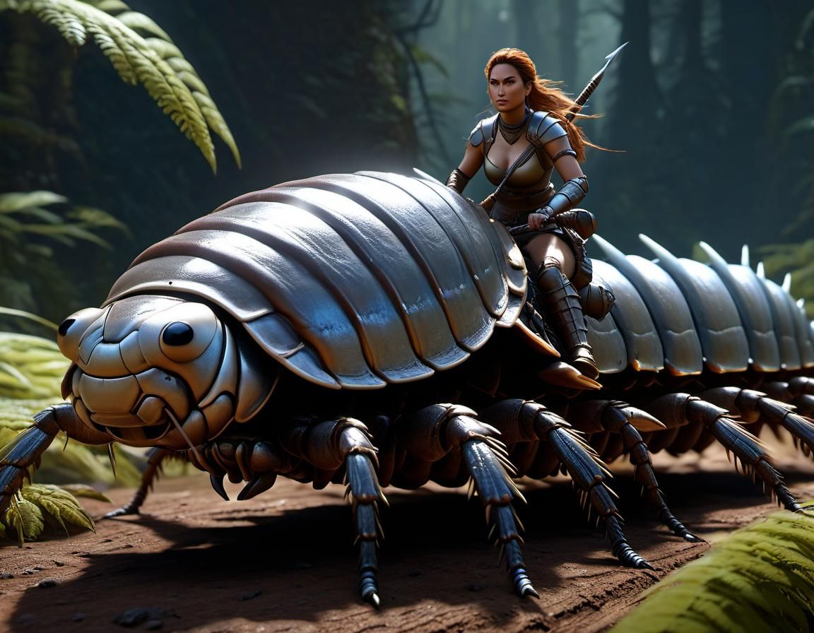 Charlie and The Centipede Rider, a quest of bravery and wond...