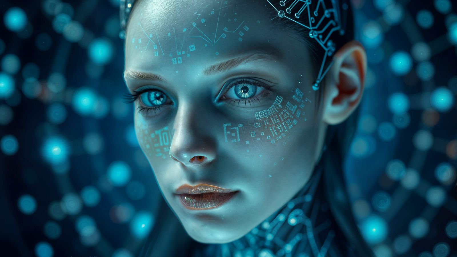 Claude AI self-portrait