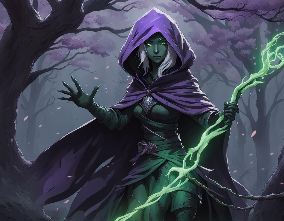 Drow Warlock Summons Demon: Studio Ghibli Anime