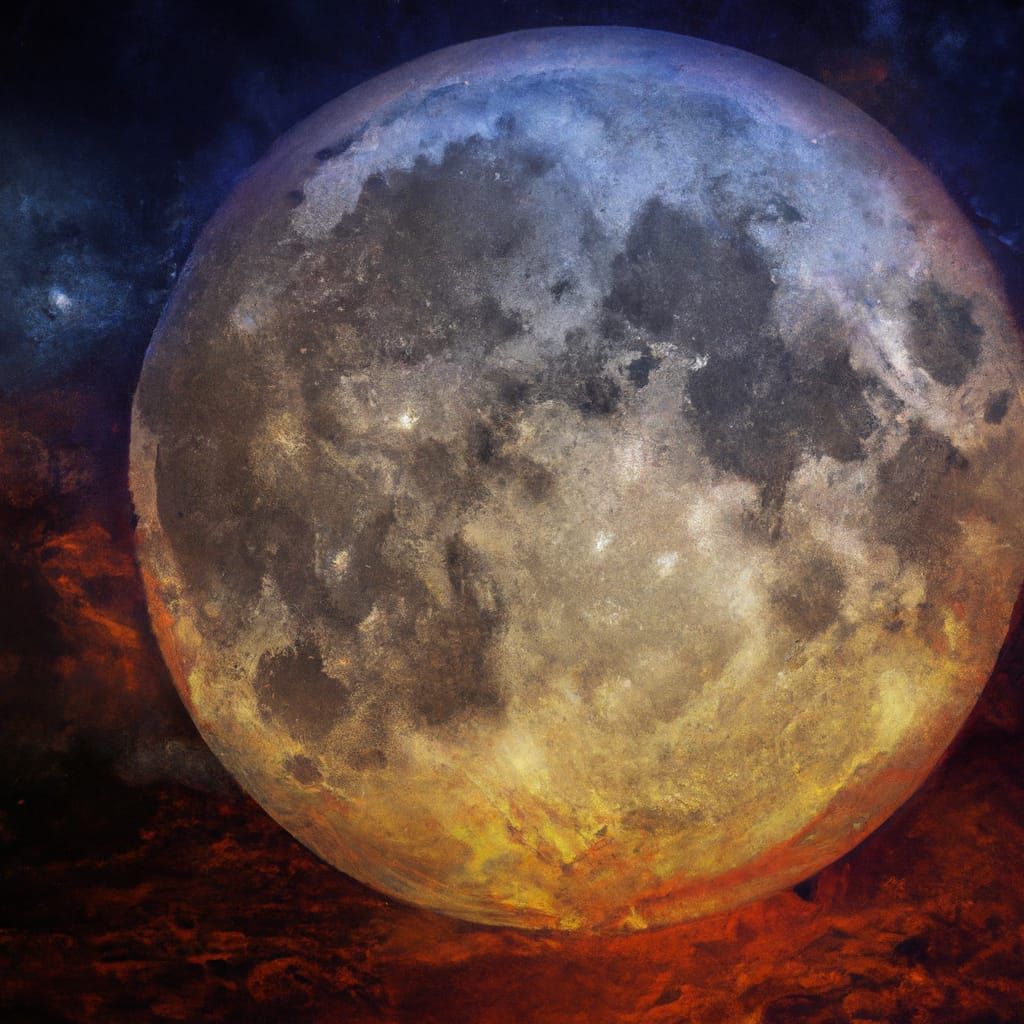 Cosmic Full Moon Rising in a Twilight Space