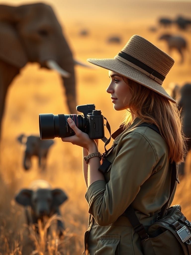 Safari Photographer Captures Majestic African Wildlife in Go...