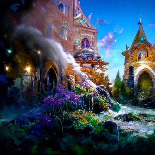 Ethereal Fantasy Matte Painting in Unreal Engine 5