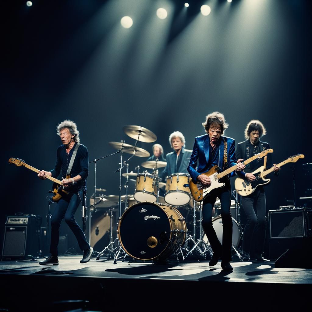 Rolling Stones in Gritty Rock Photography