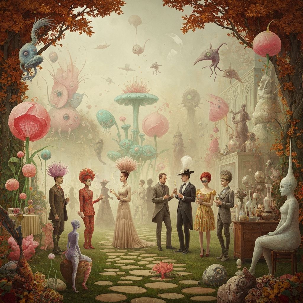 Surreal Exotic Portraits in a Bizarre Sci-Fi Scene