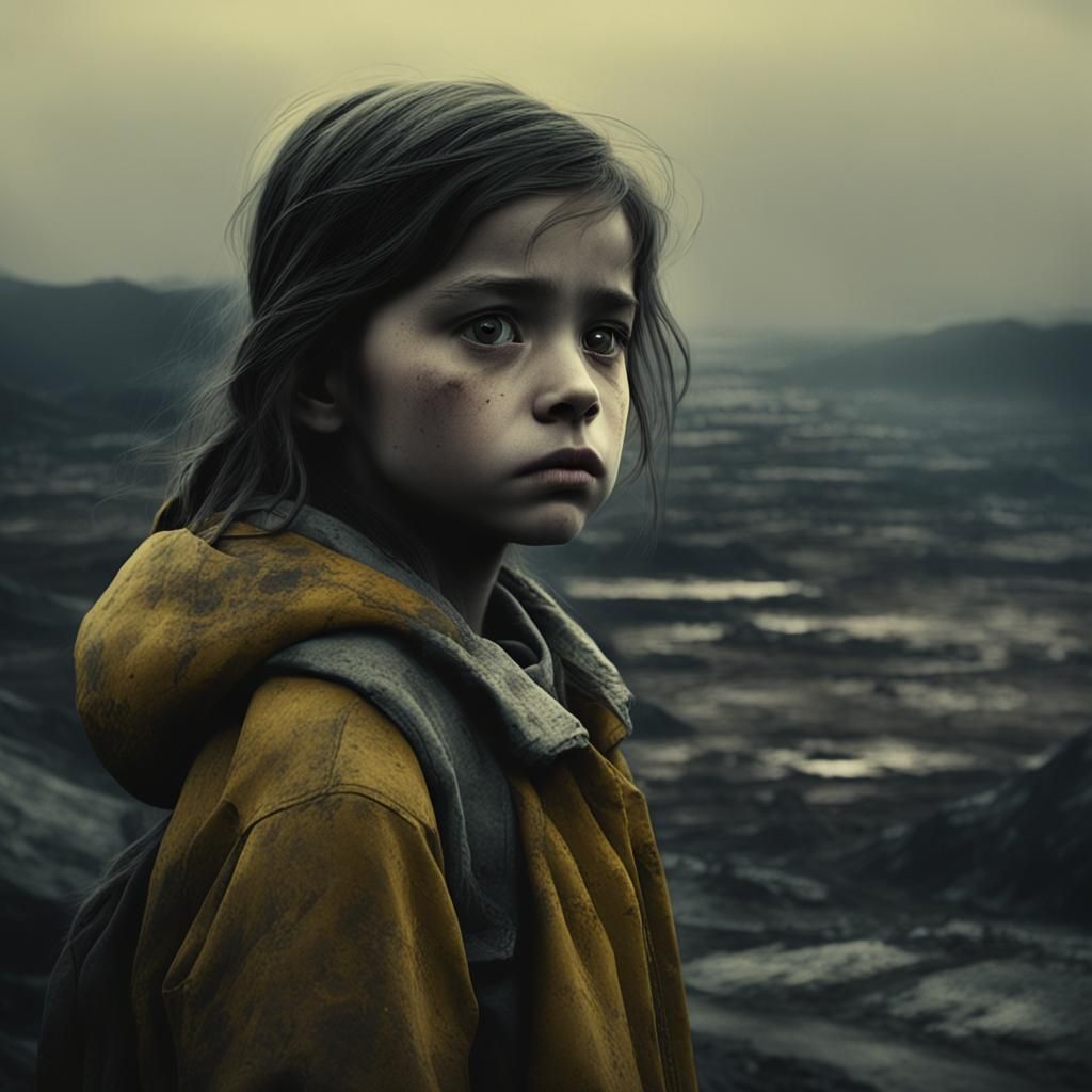 Desolate Youth: A Young Girl's Concern in a Polluted World