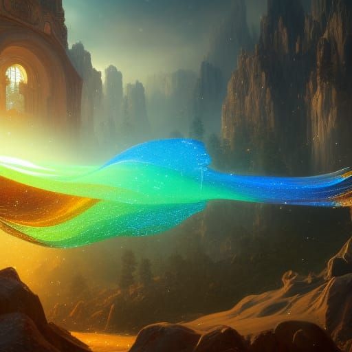 Epic Crystal Kingdom Refracts Rainbow Light