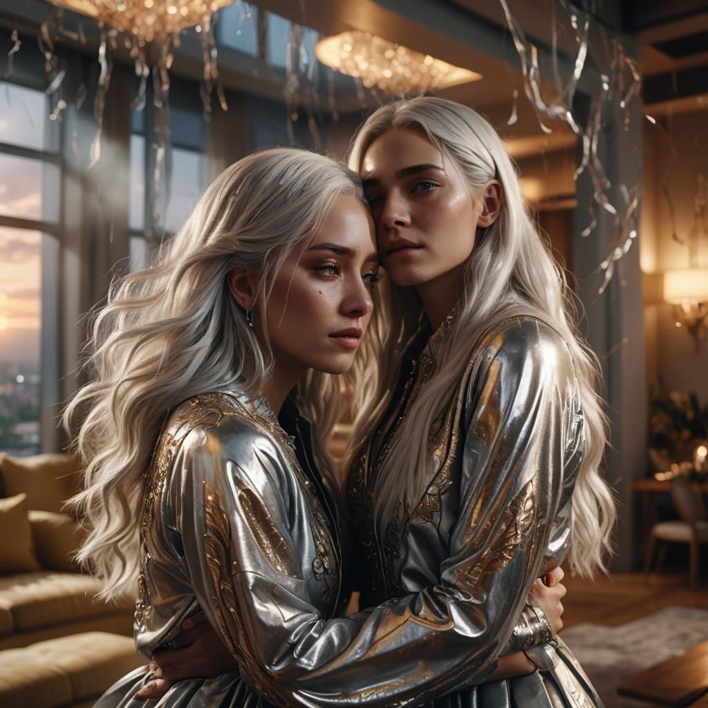 Emotional Embrace: Cinematic Digital Matte Painting