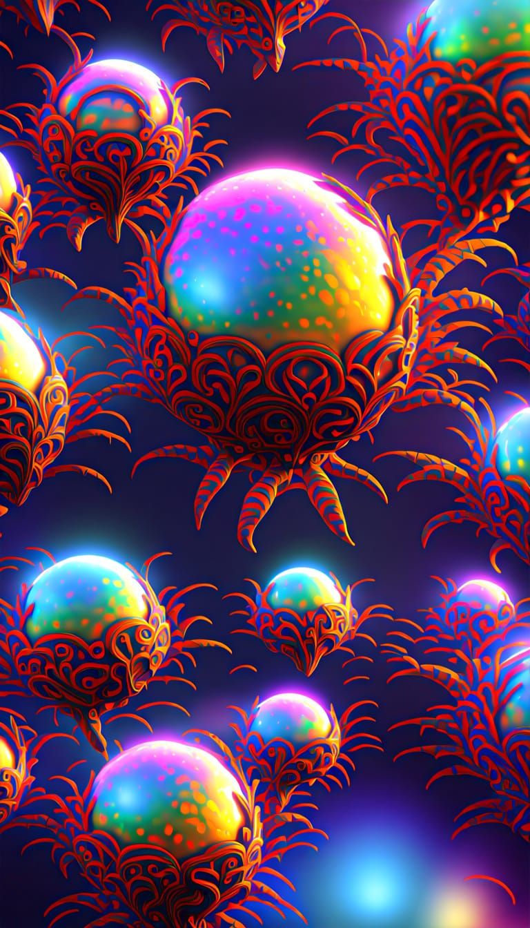 Cute But Dangerous Alien in Hyperrealism Style