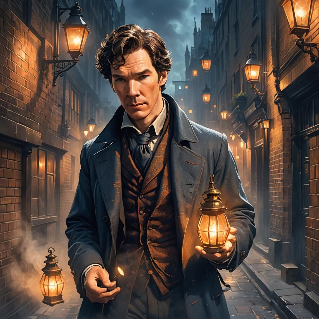 Sherlock Holmes in Anime Style, Victorian London