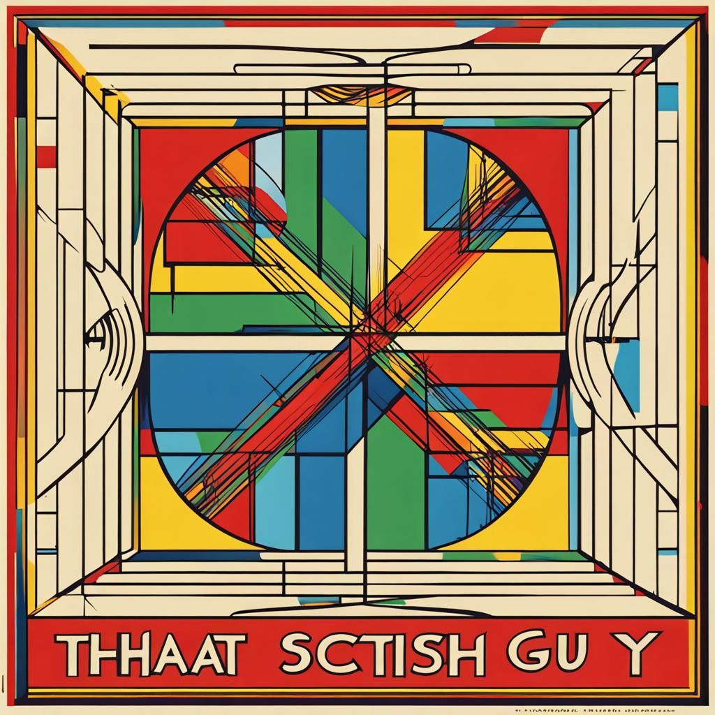 That Auld Scottish Guy: Pop Art Screen Print