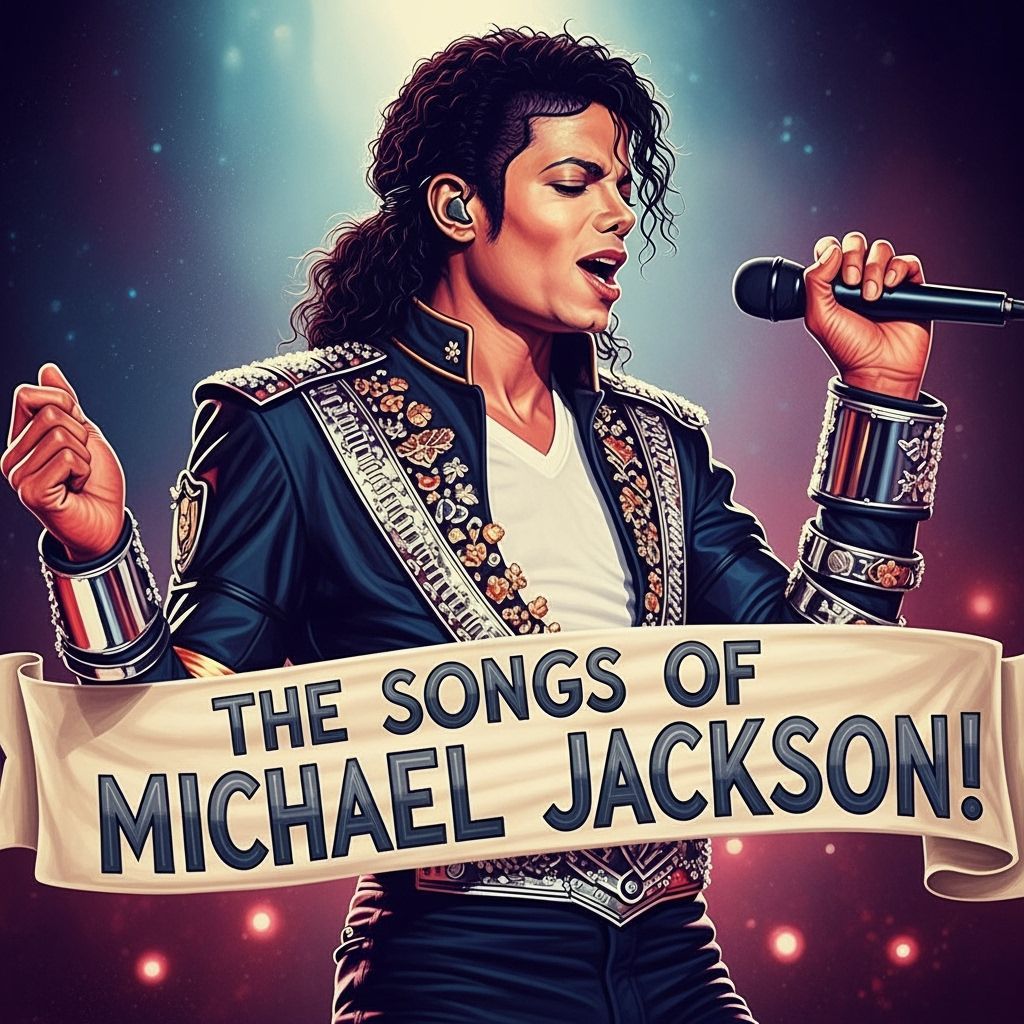 Michael Jackson: Hyperrealistic Portrait in 1980s Style