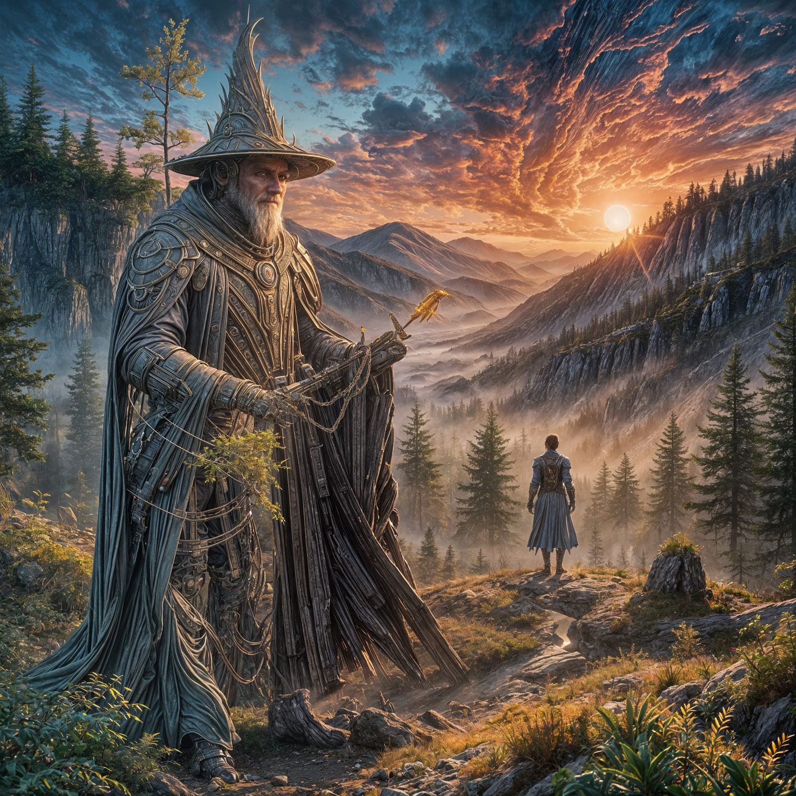 Fantasy Sci-Fi Twilight in 8K Resolution