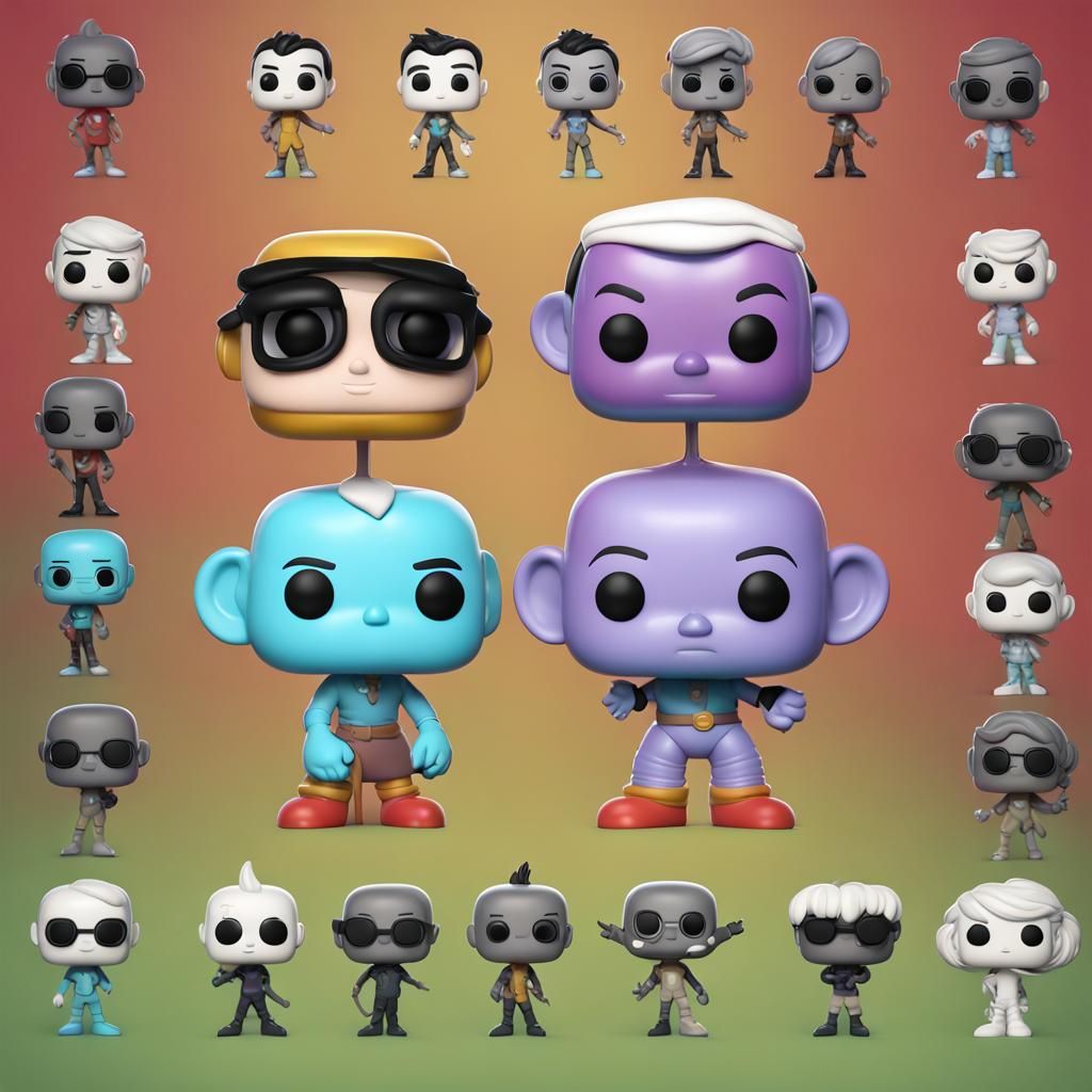 Funko Pop Figure in Pixar Disney Style