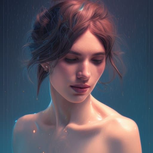 Tribal Women Portrait in Hyperdetailed Style