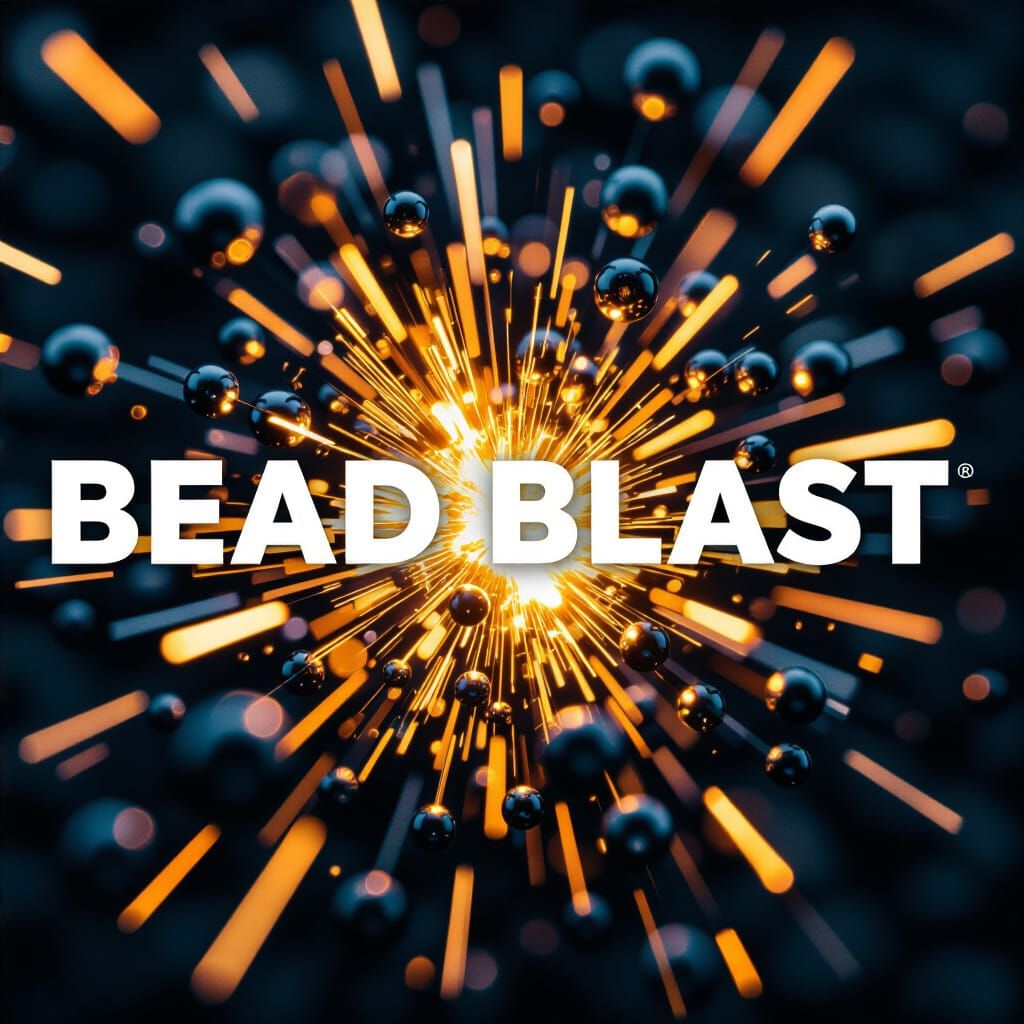 Abstract Bead Blast Pattern with Light and Shadow