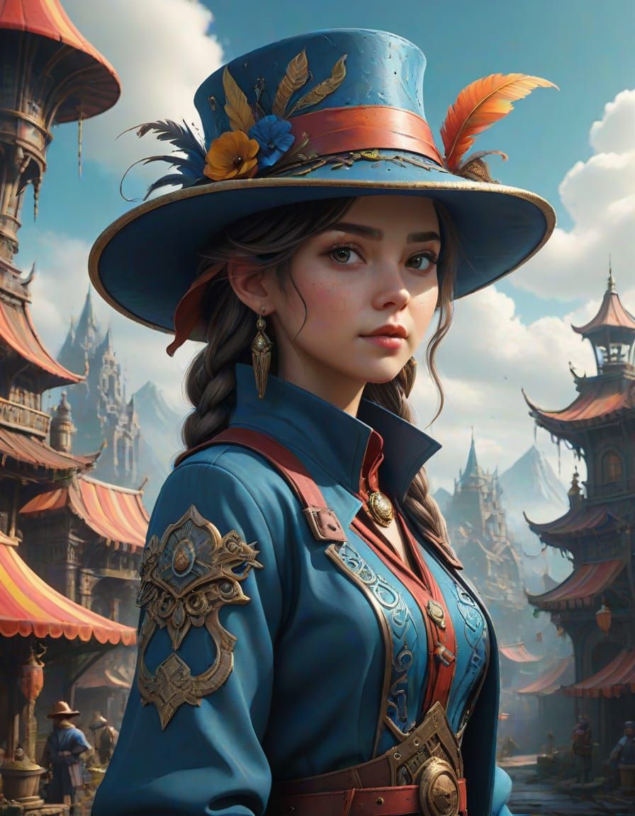 Ethereal Fantasy Realm Celebrates Wear A Hat Day