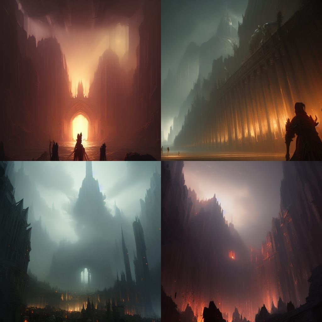 Righteous Hand of God: Dark Fantasy Concept Art
