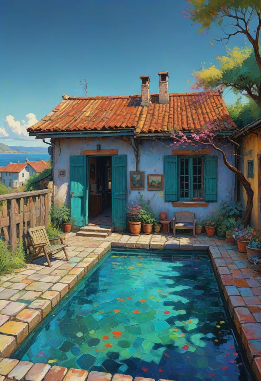 Dramatic Neo-Impressionist Masterpiece