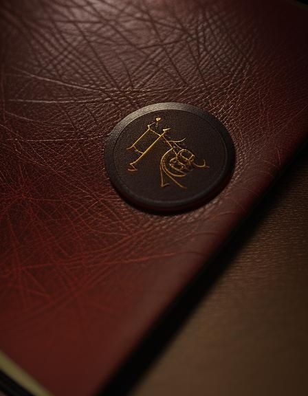 Burnished Gold Journal Cover in Sepia Tones