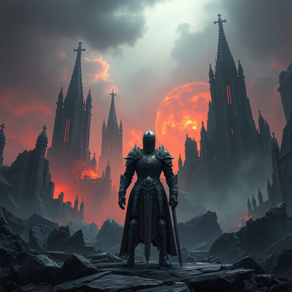 Forged from Legend: Iron Warrior in Gothic Decay