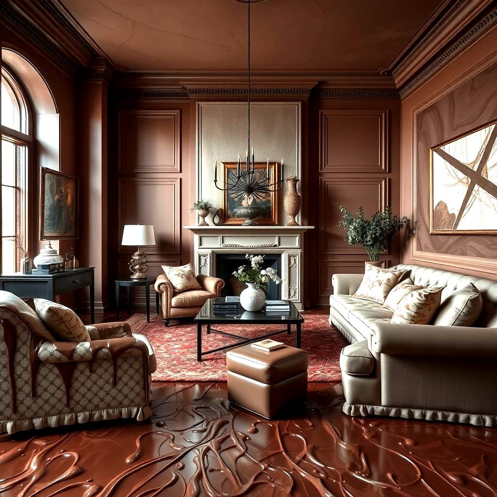 Chocolate Dream: A Milk Chocolate Living Room