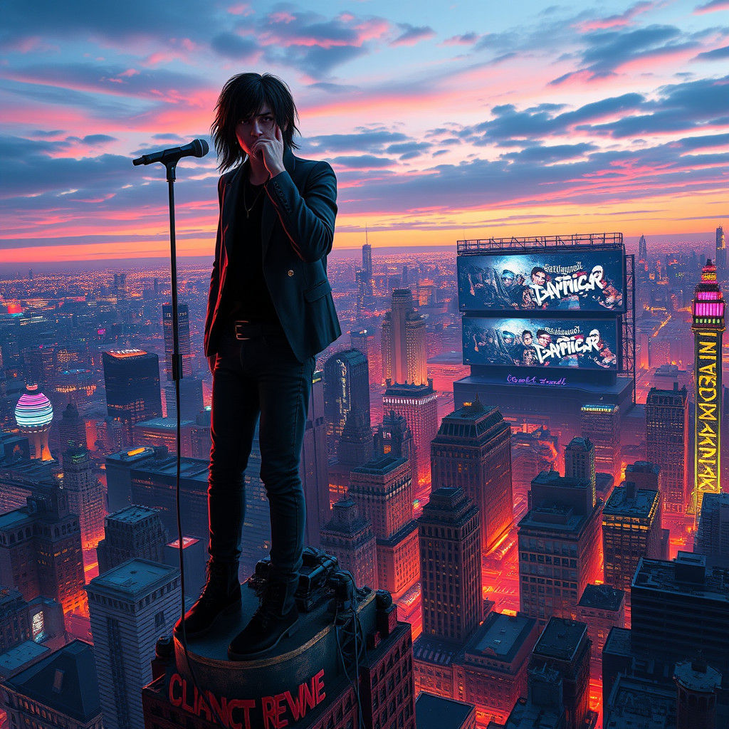 Emo Cityscape Inspired by My Chemical Romance