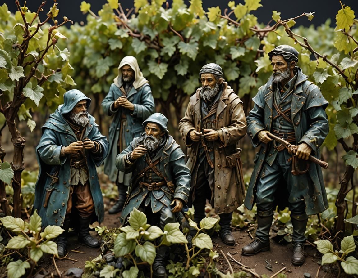 Renaissance "Les Bourgeois de Calais" Action Figures