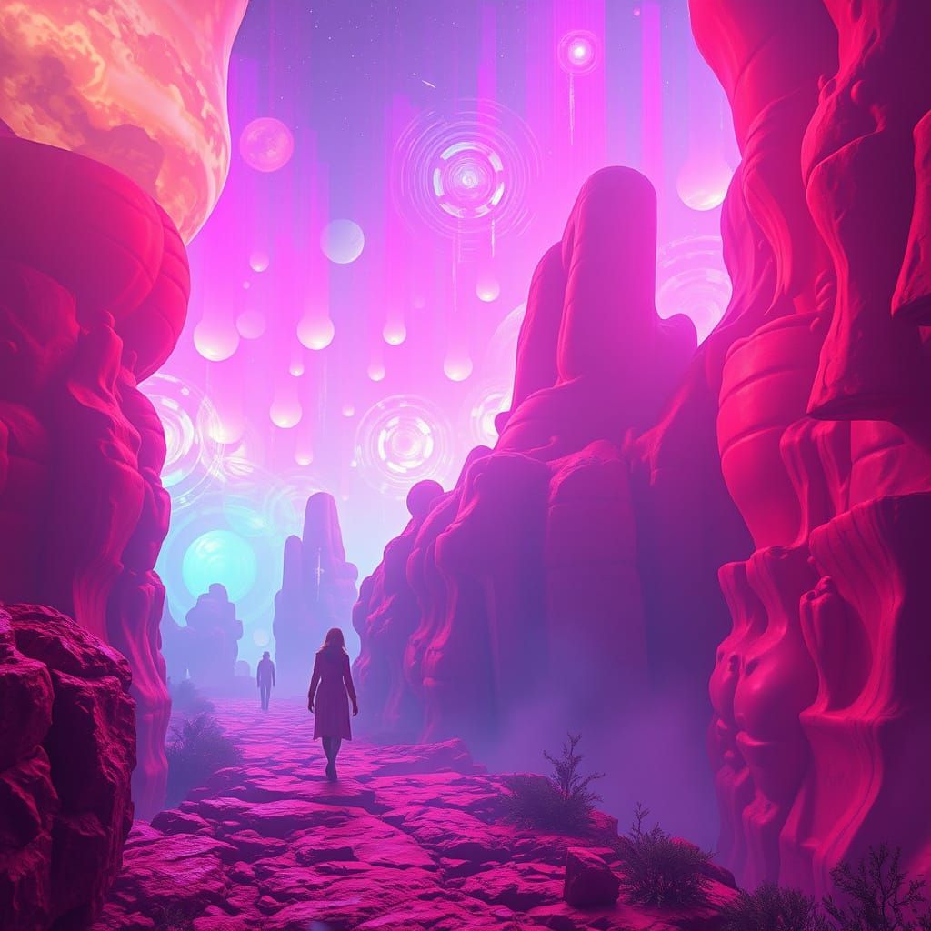 Dreamlike Illusion with Ethereal Atmosphere