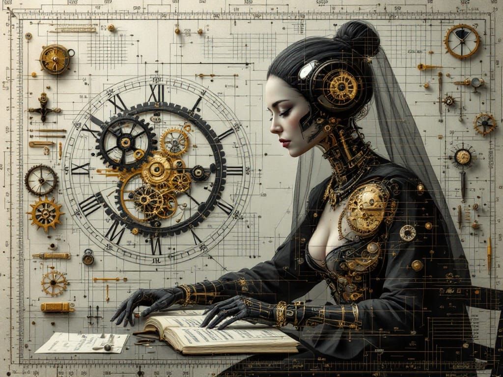 Timeless Beauty Unveils Clockwork Secrets